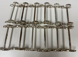 Vintage Set of 12 Silver Plate Knife Rests By 'Golden' | Antique & Vintage | Moonee Ponds Antiques | Australia Wide Delivery