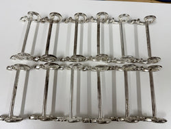 Vintage Set of 12 Silver Plate Knife Rests By 'Golden' | Antique & Vintage | Moonee Ponds Antiques | Australia Wide Delivery