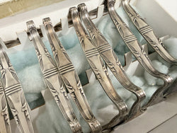 Vintage Wellner Signed Set 12 Knife Rests Silver Plated | Antique & Vintage | Moonee Ponds Antiques | Australia Wide Delivery