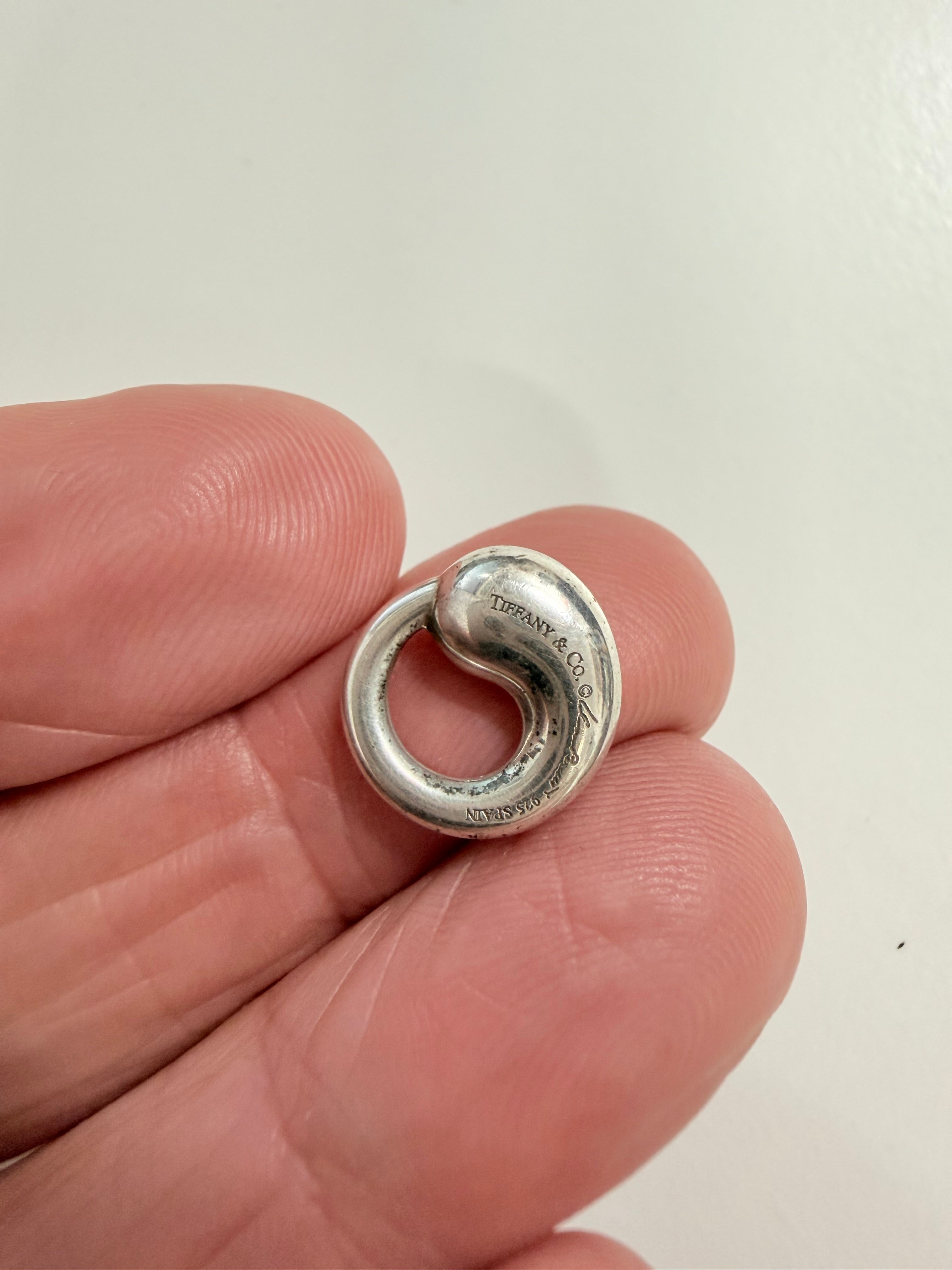 Original Tiffany & Co Elsa Peretti Eternal Circle 925 Pendant