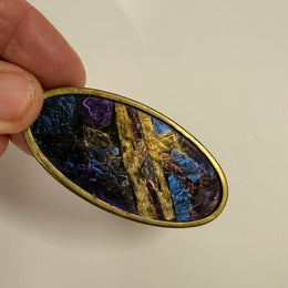 Interesting Vintage 1970's Handmade Brooch