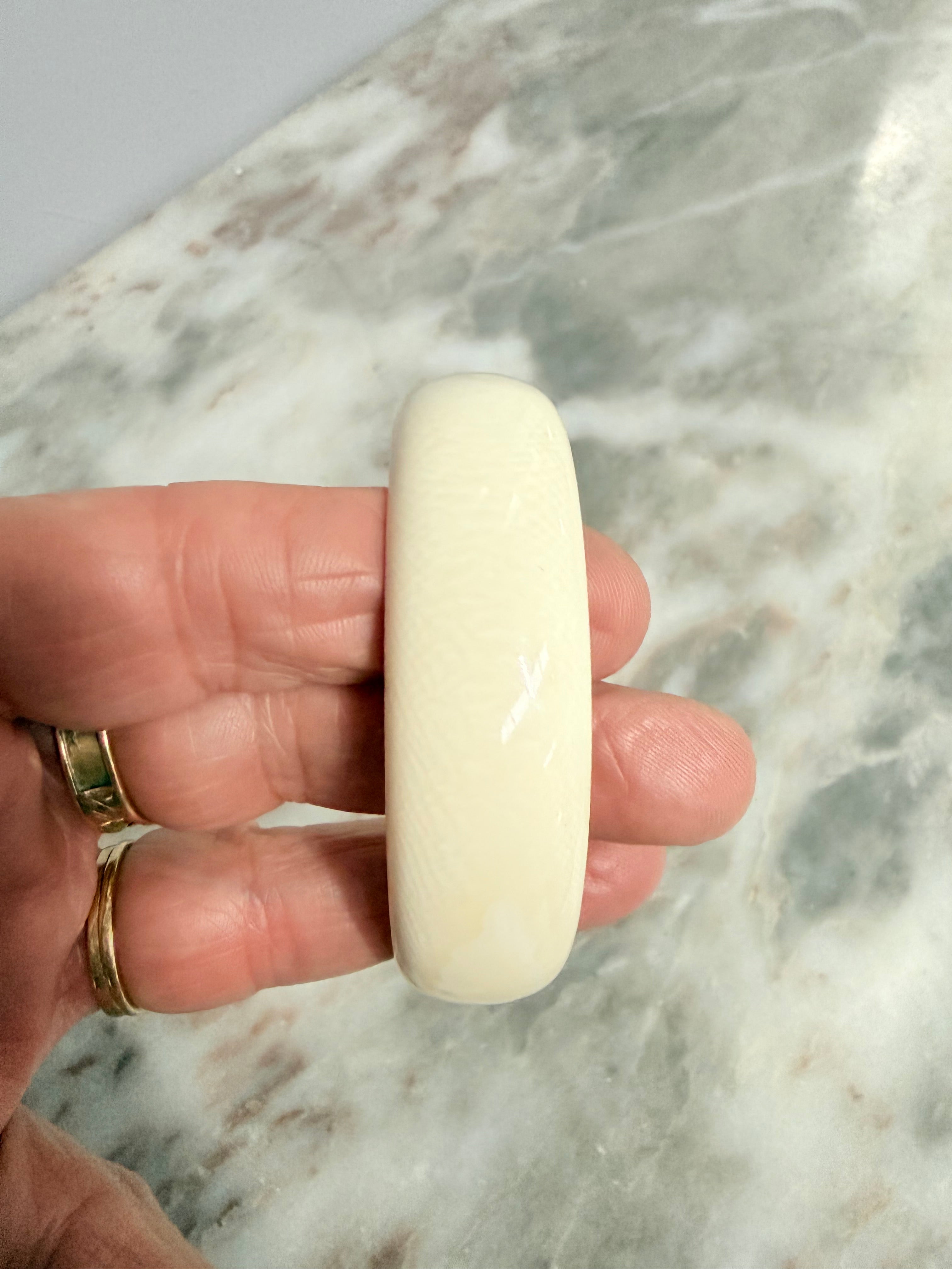 Antique Ivory Hand Carved Bracelet