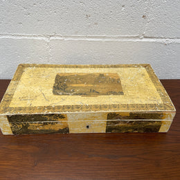 Large Vintage / Antique Trinket / Deed Box