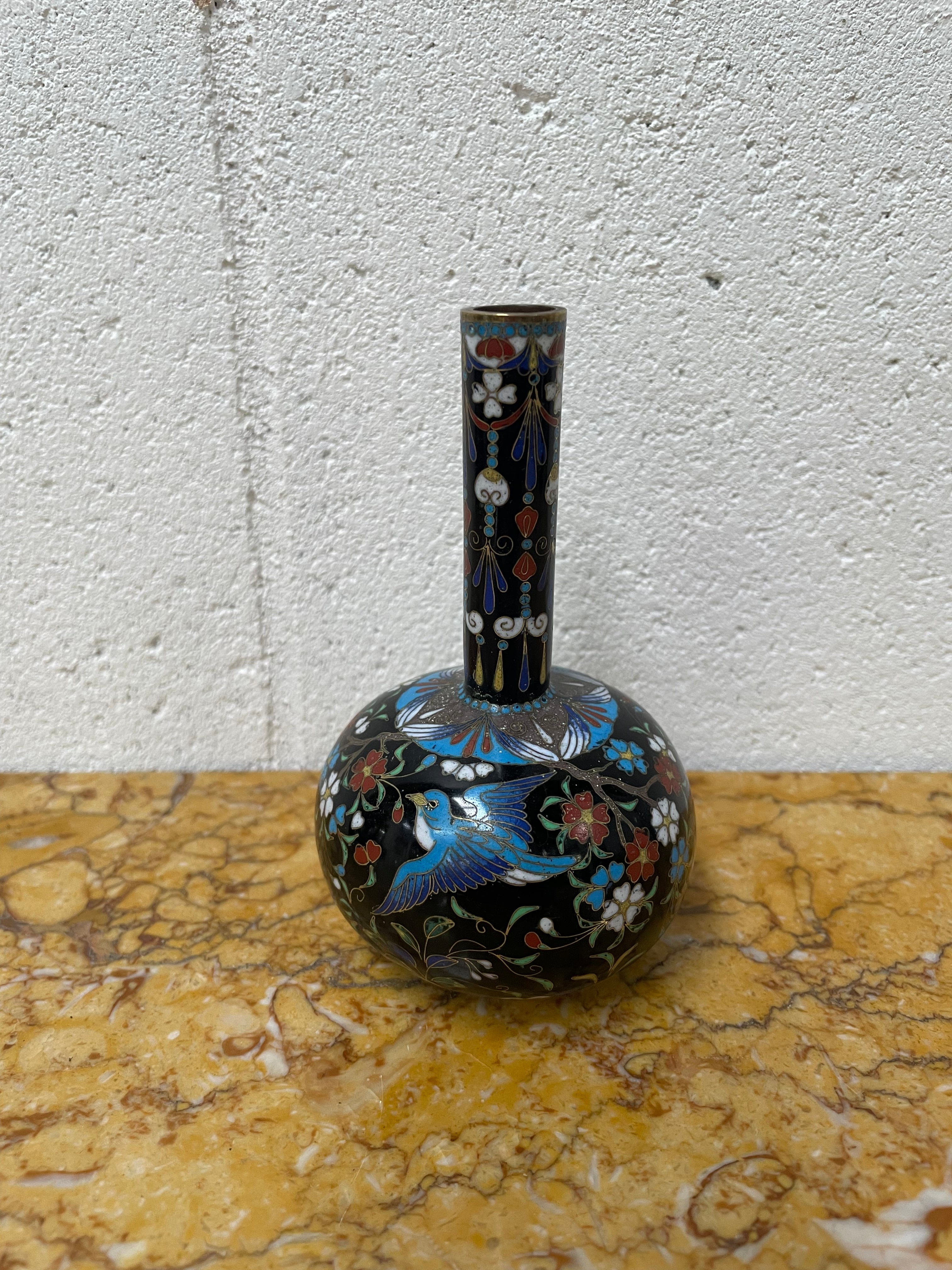 Superb Japanese Cloisonné Vase C:1880 | Antique & Vintage | Moonee Ponds Antiques | Australia Wide Delivery