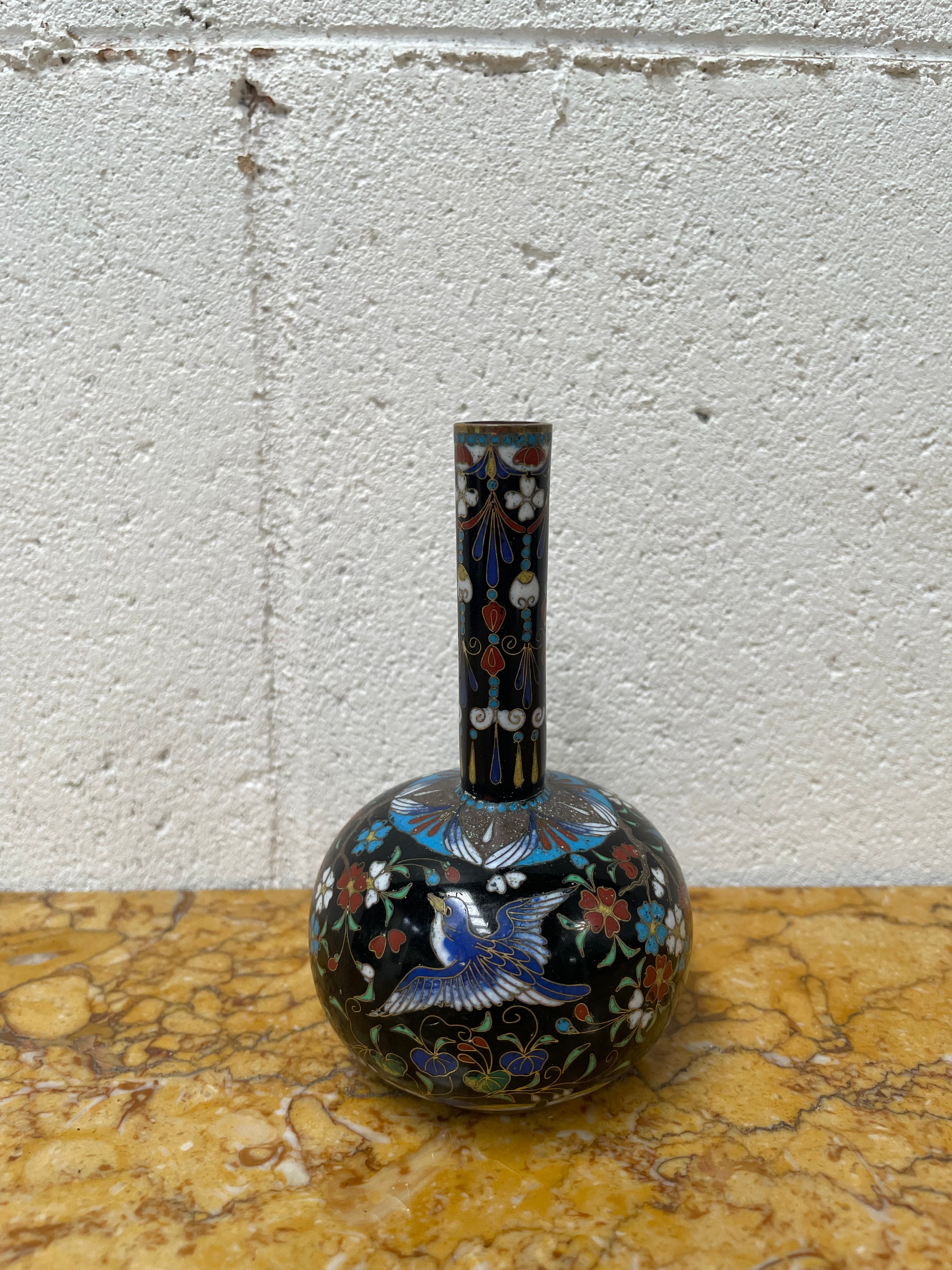 Superb Japanese Cloisonné Vase C:1880 | Antique & Vintage | Moonee Ponds Antiques | Australia Wide Delivery
