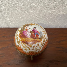 Antique Meissen Trinket Box c:1900