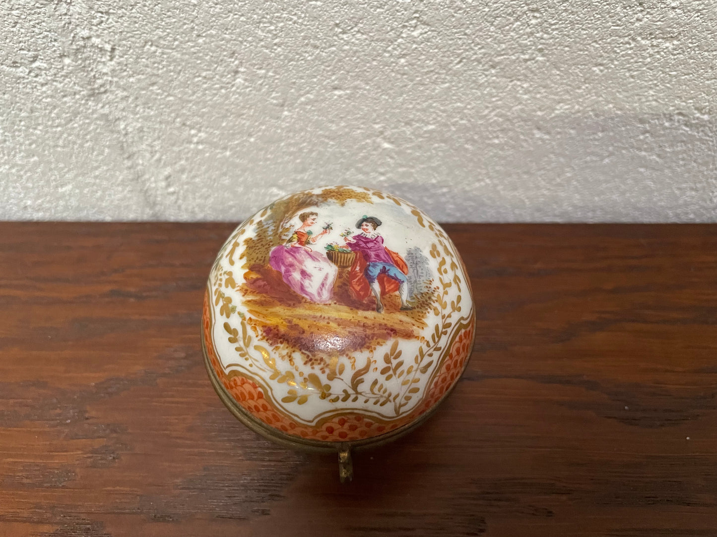 Antique Meissen Trinket Box c:1900