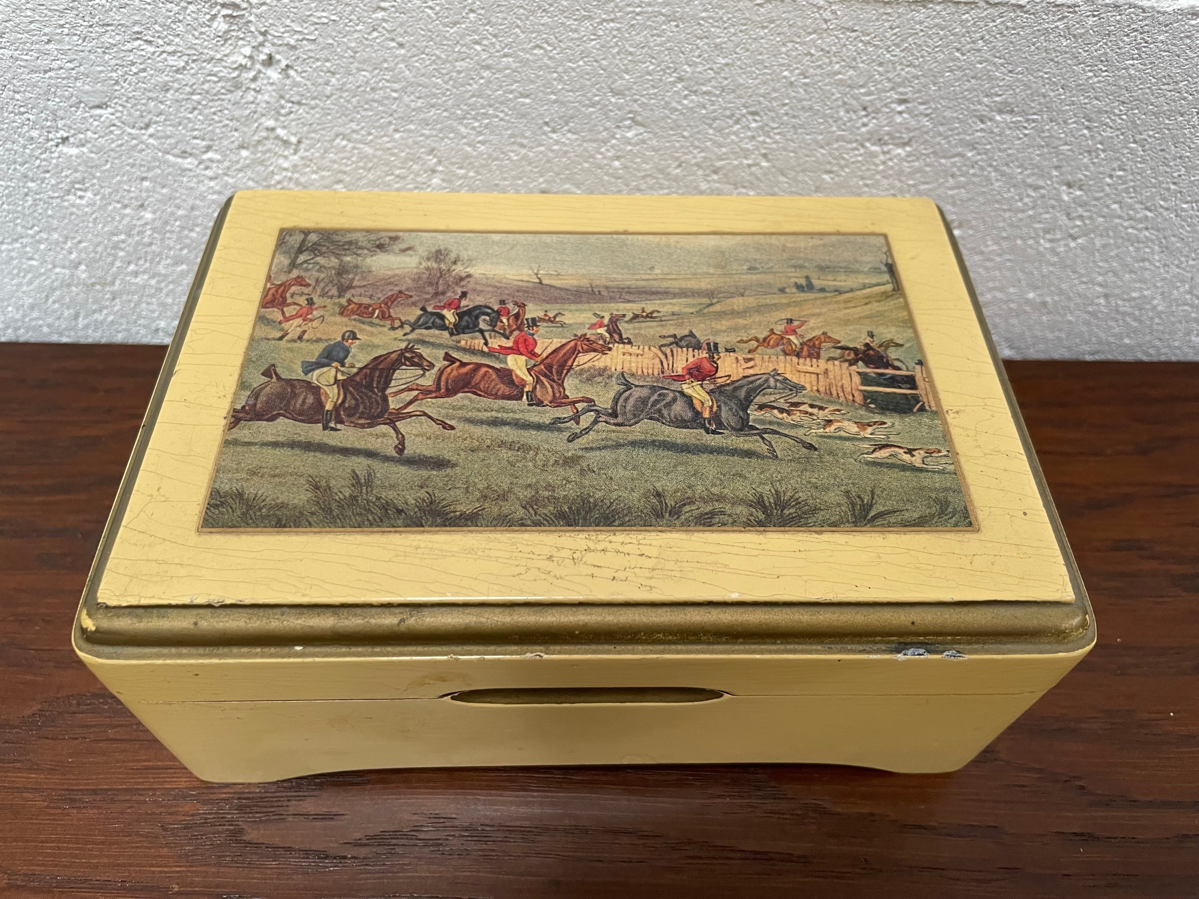 Vintage Musical Wooden Trinket Box | Antique & Vintage | Moonee Ponds Antiques | Australia Wide Delivery