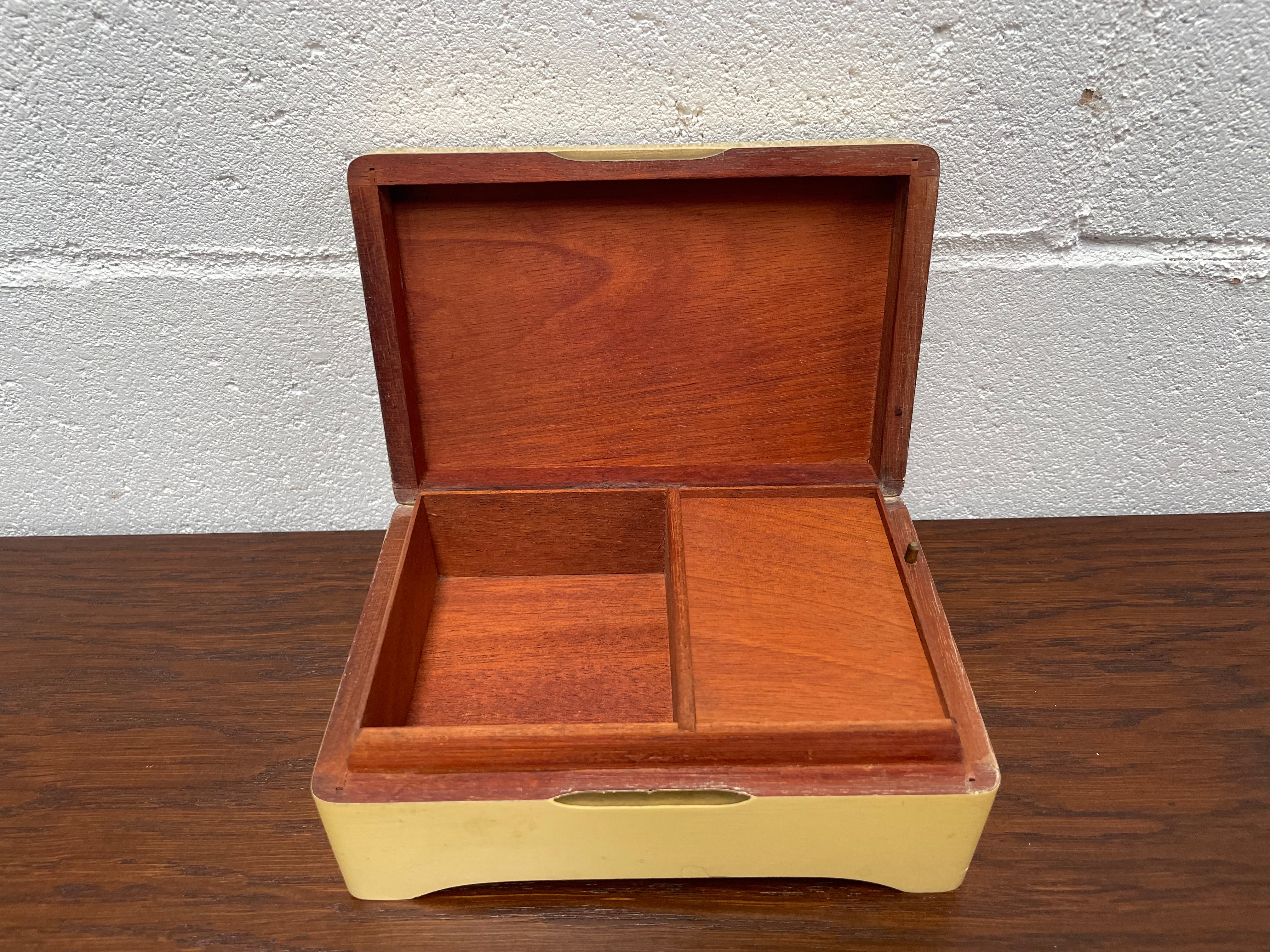 Vintage Musical Wooden Trinket Box | Antique & Vintage | Moonee Ponds Antiques | Australia Wide Delivery