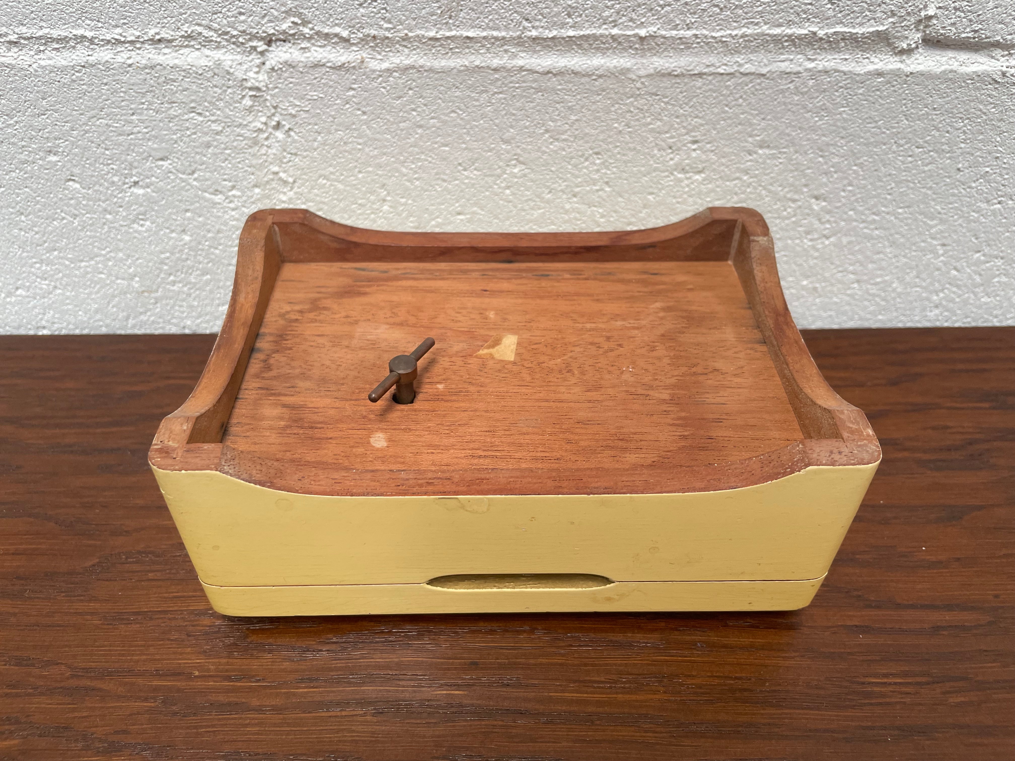 Vintage Musical Wooden Trinket Box | Antique & Vintage | Moonee Ponds Antiques | Australia Wide Delivery