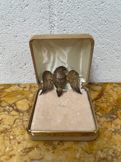 Antique Silver Gilt Filigree Bird Brooch | Antique & Vintage | Moonee Ponds Antiques | Australia Wide Delivery