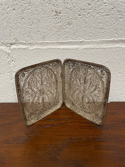 Antique Filigree Silver Case "Continental" | Antique & Vintage | Moonee Ponds Antiques | Australia Wide Delivery