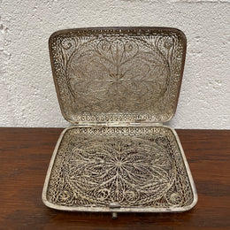 Antique Filigree Silver Case "Continental"