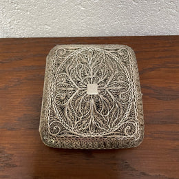 Antique Filigree Silver Case "Continental"