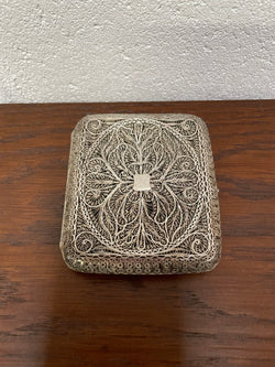 Antique Filigree Silver Case "Continental" | Antique & Vintage | Moonee Ponds Antiques | Australia Wide Delivery