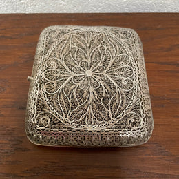 Antique Filigree Silver Case "Continental"