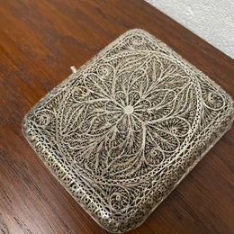 Antique Filigree Silver Case "Continental"