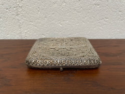 Antique Filigree Silver Case "Continental" | Antique & Vintage | Moonee Ponds Antiques | Australia Wide Delivery