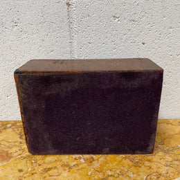 Figured Walnut Vintage Trinket Box A/F