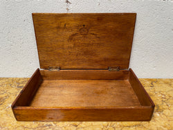 Vintage Hinged Cedar Box | Antique & Vintage | Moonee Ponds Antiques | Australia Wide Delivery