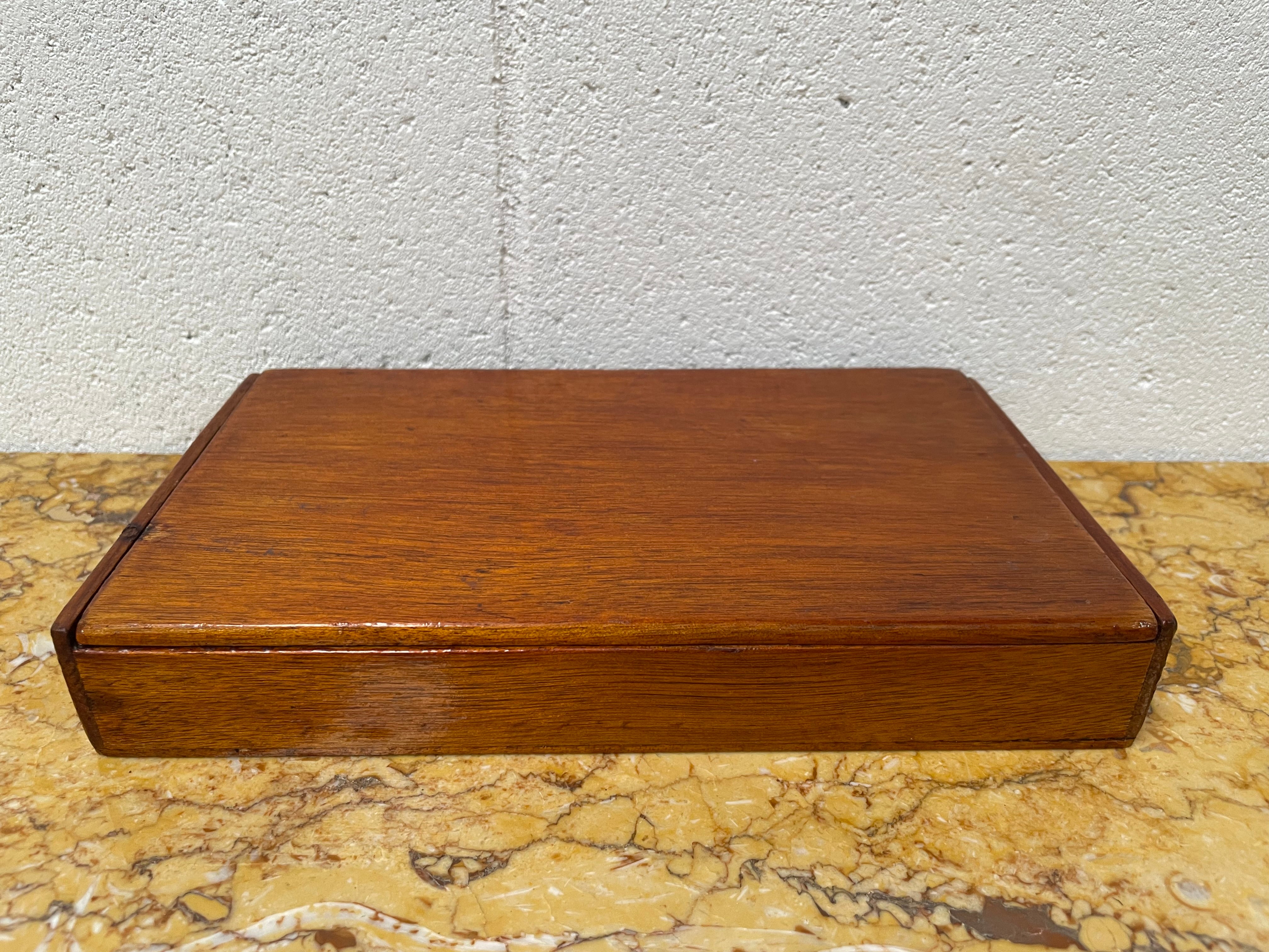 Vintage Hinged Cedar Box | Antique & Vintage | Moonee Ponds Antiques | Australia Wide Delivery