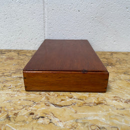 Vintage Hinged Cedar Box