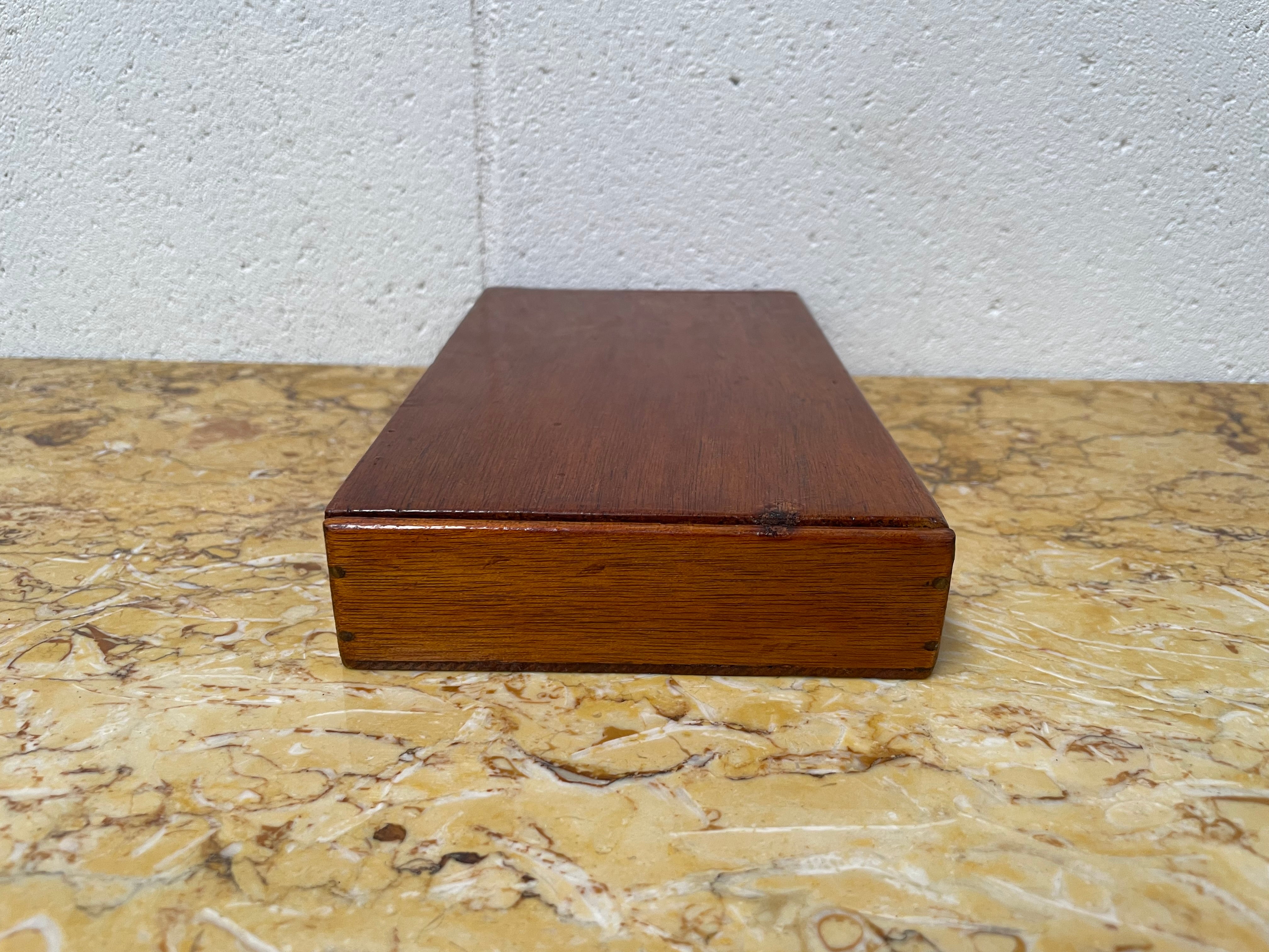 Vintage Hinged Cedar Box | Antique & Vintage | Moonee Ponds Antiques | Australia Wide Delivery