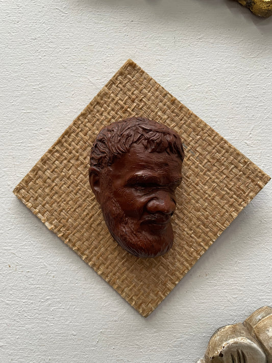 Vintage Plaque of Aboriginal Head