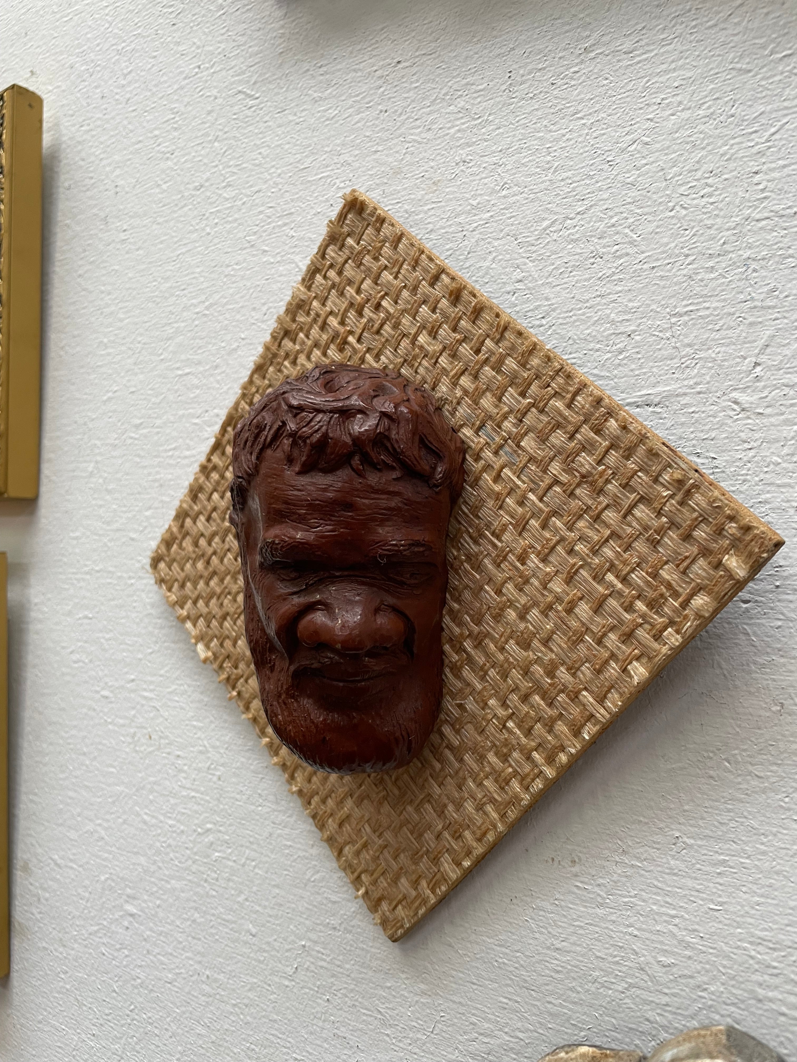 Vintage Plaque of Aboriginal Head | Antique & Vintage | Moonee Ponds Antiques | Australia Wide Delivery