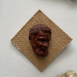 Vintage Plaque of Aboriginal Head