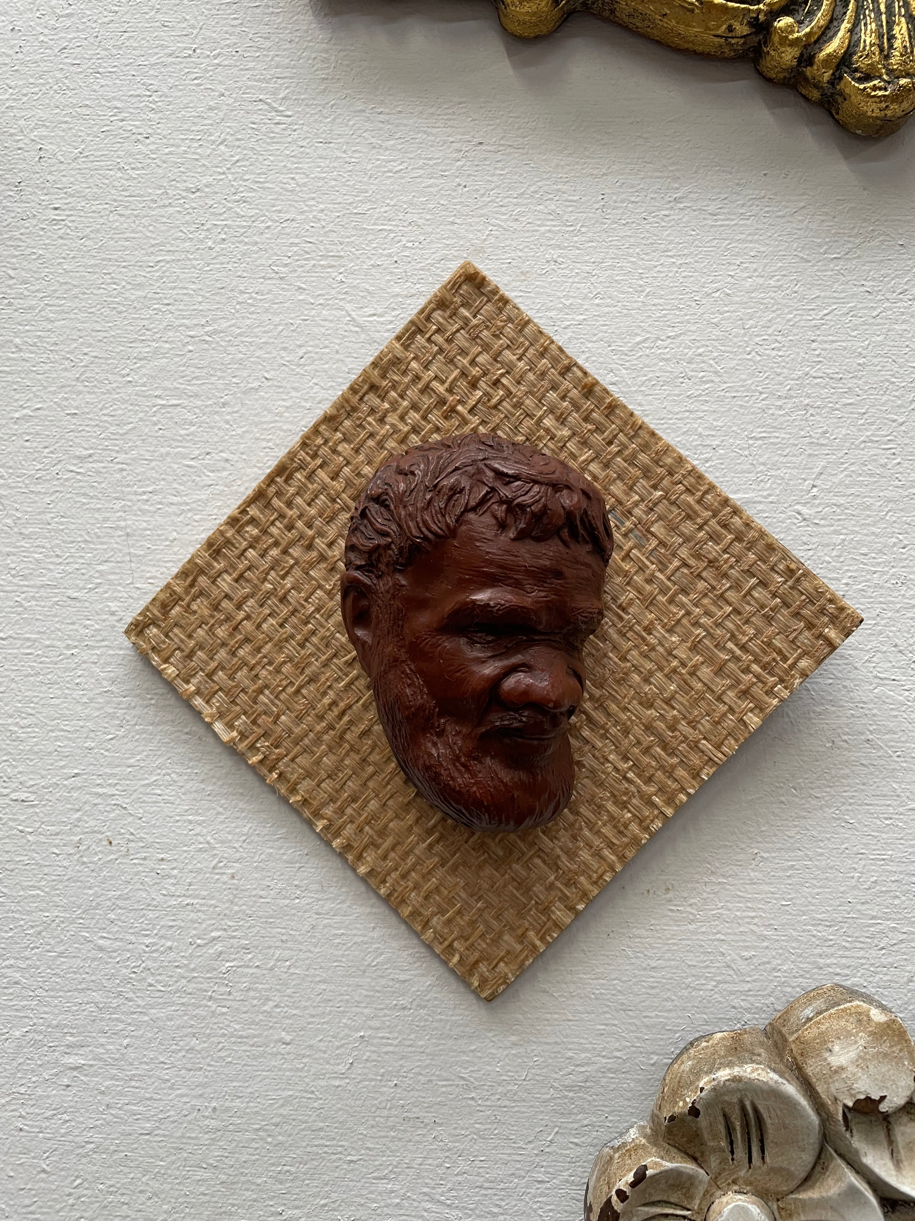 Vintage Plaque of Aboriginal Head | Antique & Vintage | Moonee Ponds Antiques | Australia Wide Delivery