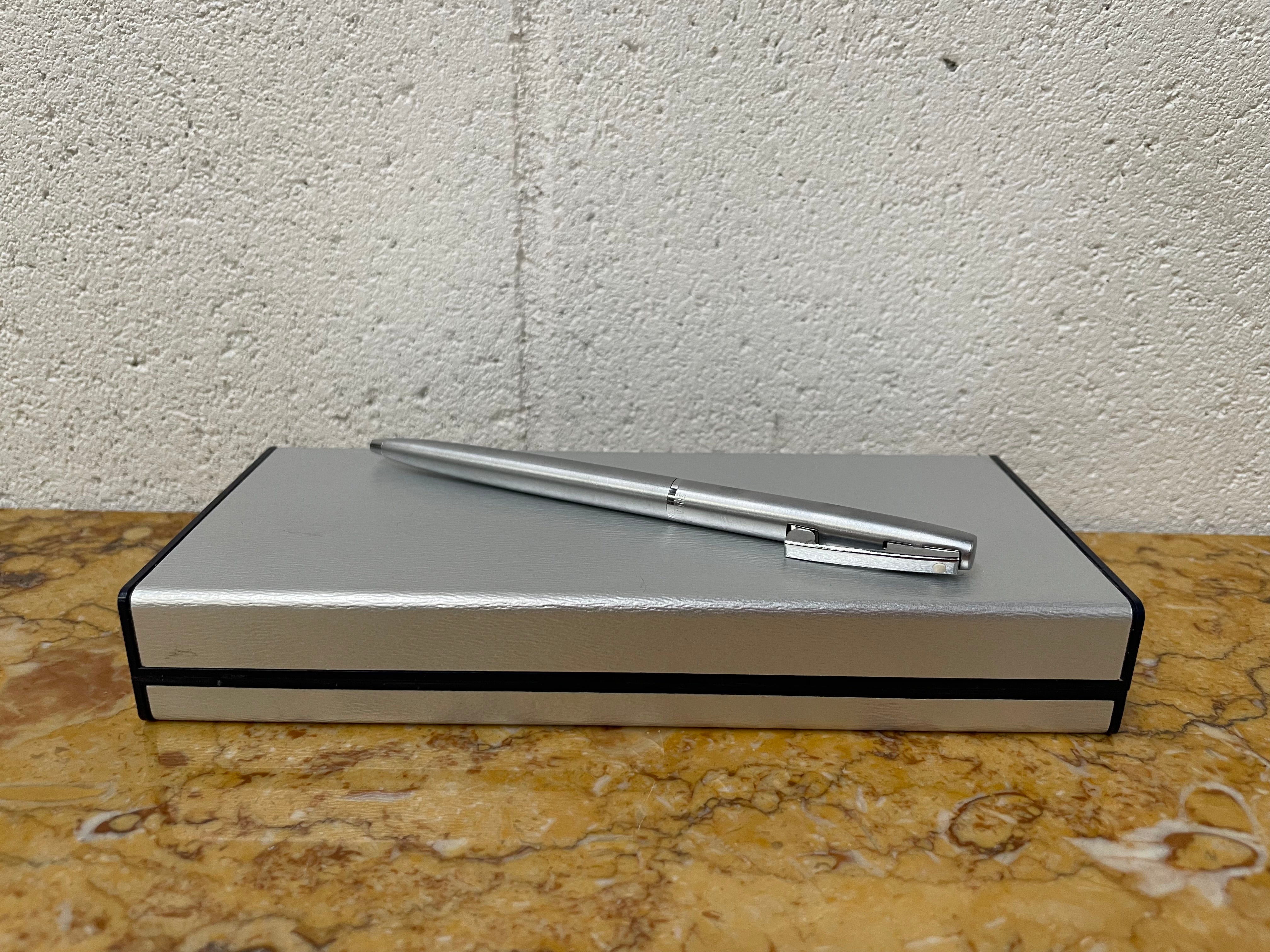 Sheaffer Stainless Steel Ball Point Pen | Antique & Vintage | Moonee Ponds Antiques | Australia Wide Delivery