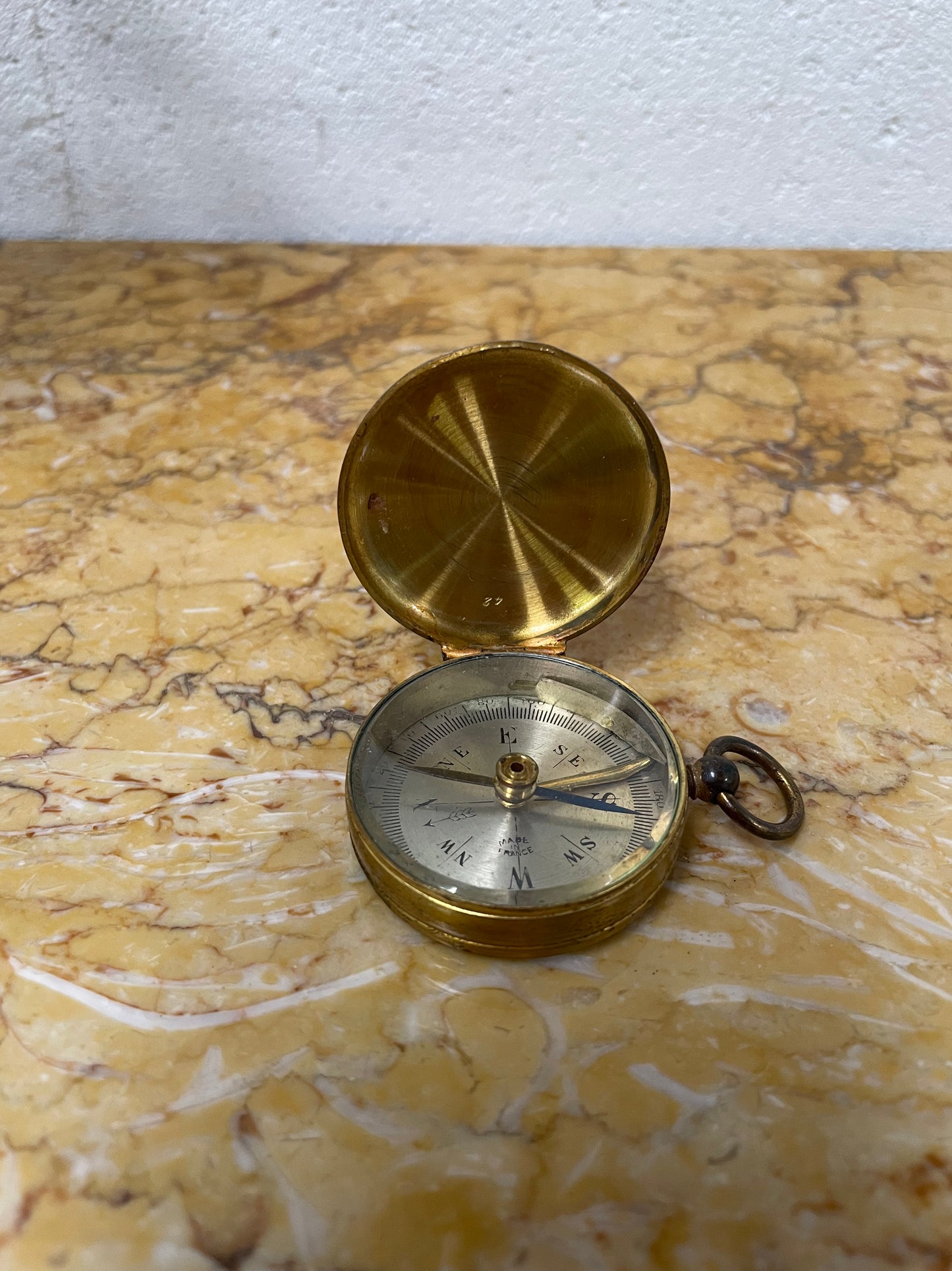 WW2 French Brass Soldiers Compass.