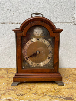Miniature Mahogany Elliott of London Mantle Timepiece | Antique & Vintage | Moonee Ponds Antiques | Australia Wide Delivery