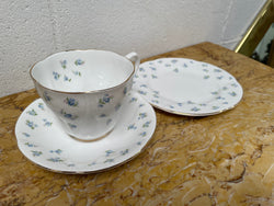 Royal Albert Blue Heaven Trio Set, Cup, Saucer and Tea Plate | Antique & Vintage | Moonee Ponds Antiques | Australia Wide Delivery