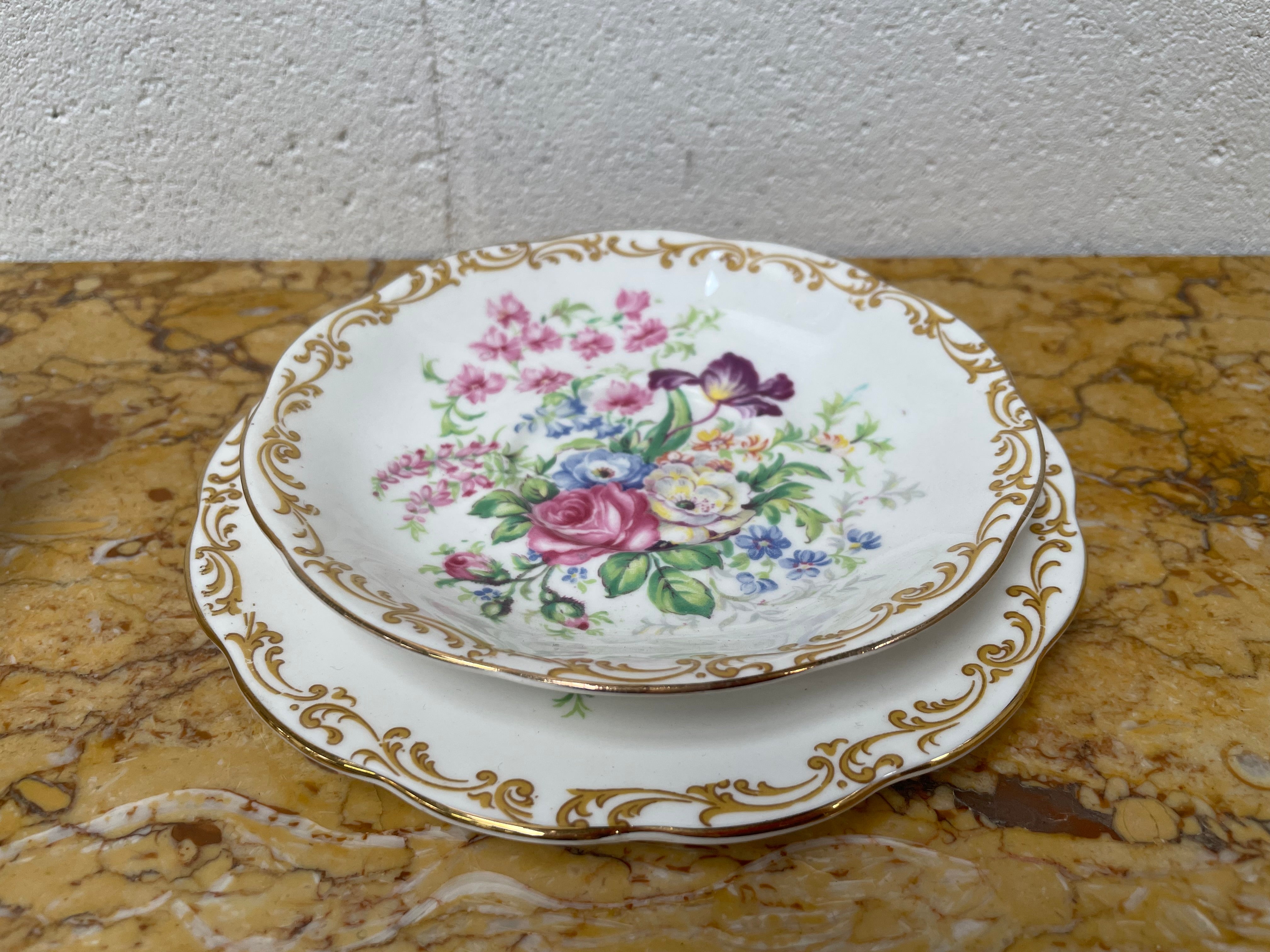 Royal Albert Nosegay Trio Set, Cup, Saucer and Tea Plate | Antique & Vintage | Moonee Ponds Antiques | Australia Wide Delivery