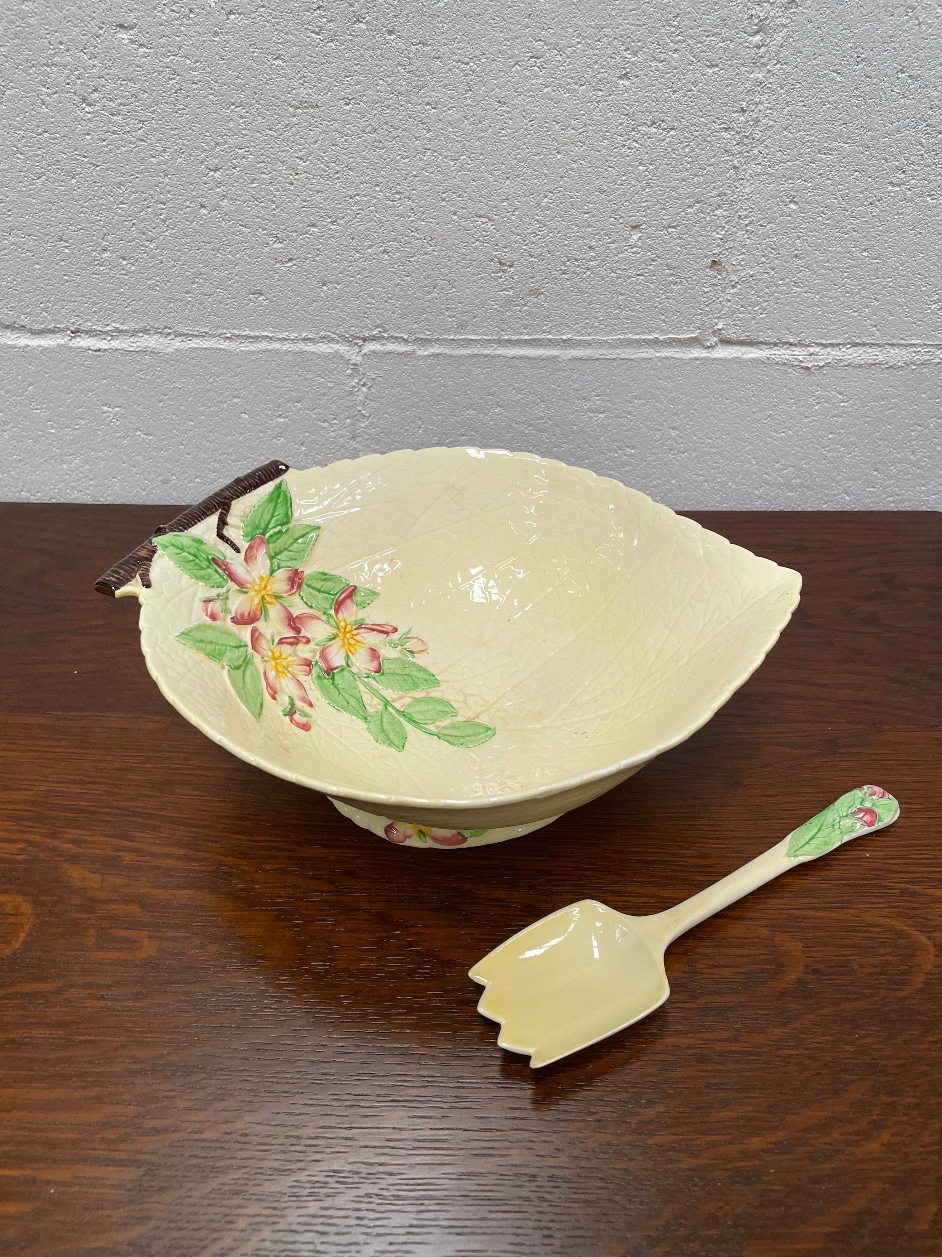 Large Carlton Ware Bowl and Matching Server | Antique & Vintage | Moonee Ponds Antiques | Australia Wide Delivery