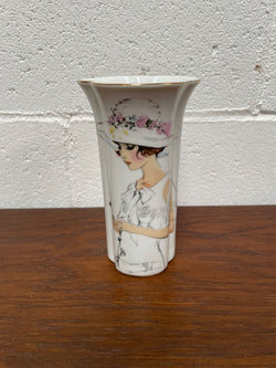 Lady Figure Fine China Vase | Antique & Vintage | Moonee Ponds Antiques | Australia Wide Delivery