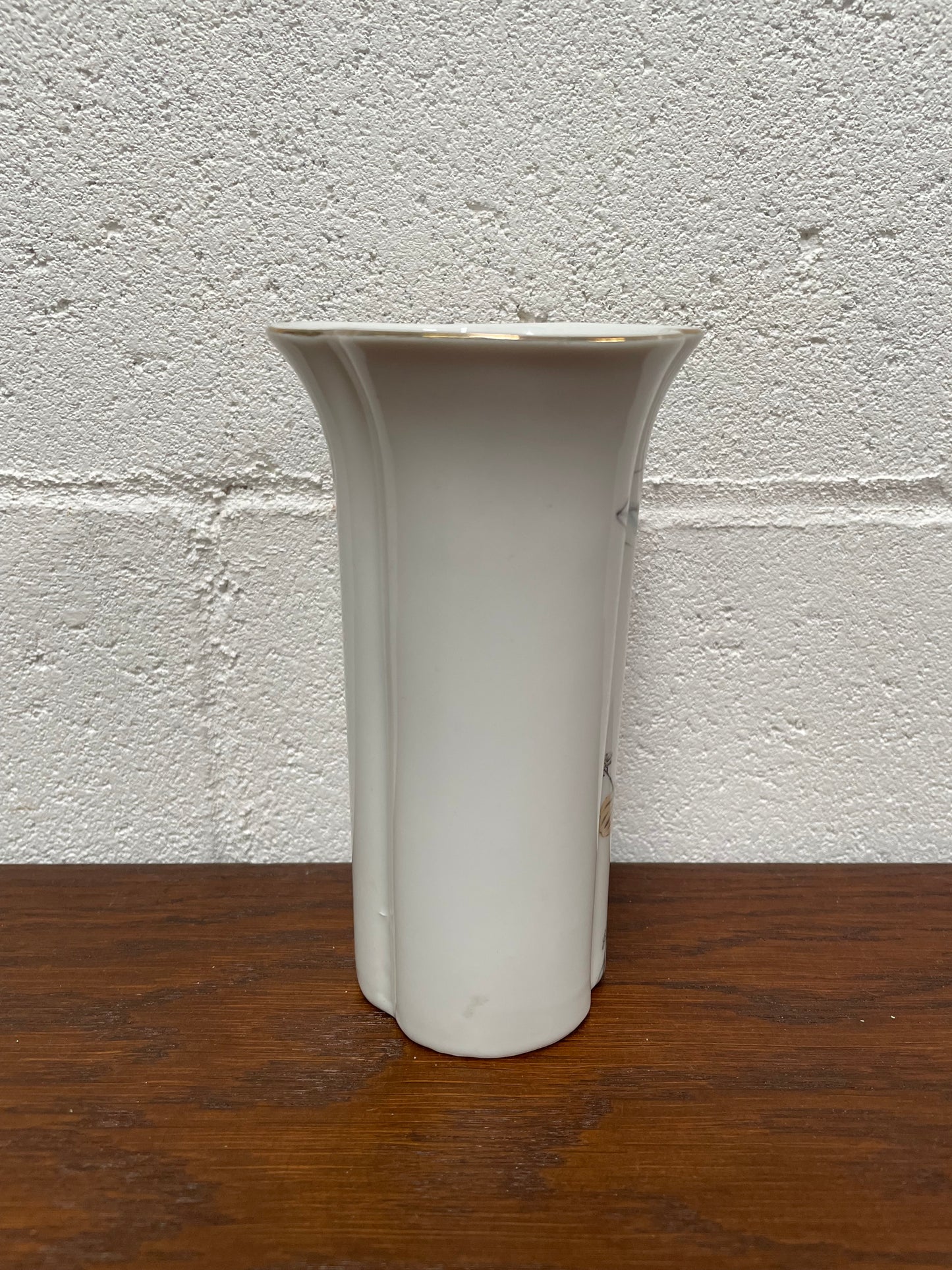 Lady Figure Fine China Vase