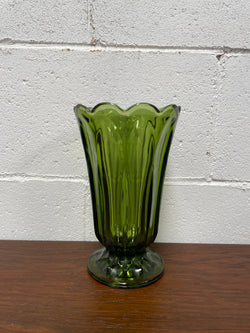 Vintage Glass Vase in a Fabulous Green Colour | Antique & Vintage | Moonee Ponds Antiques | Australia Wide Delivery