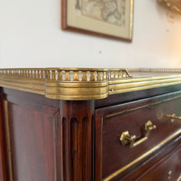 19th Century French Rosewood Louis XVI Style Semanier