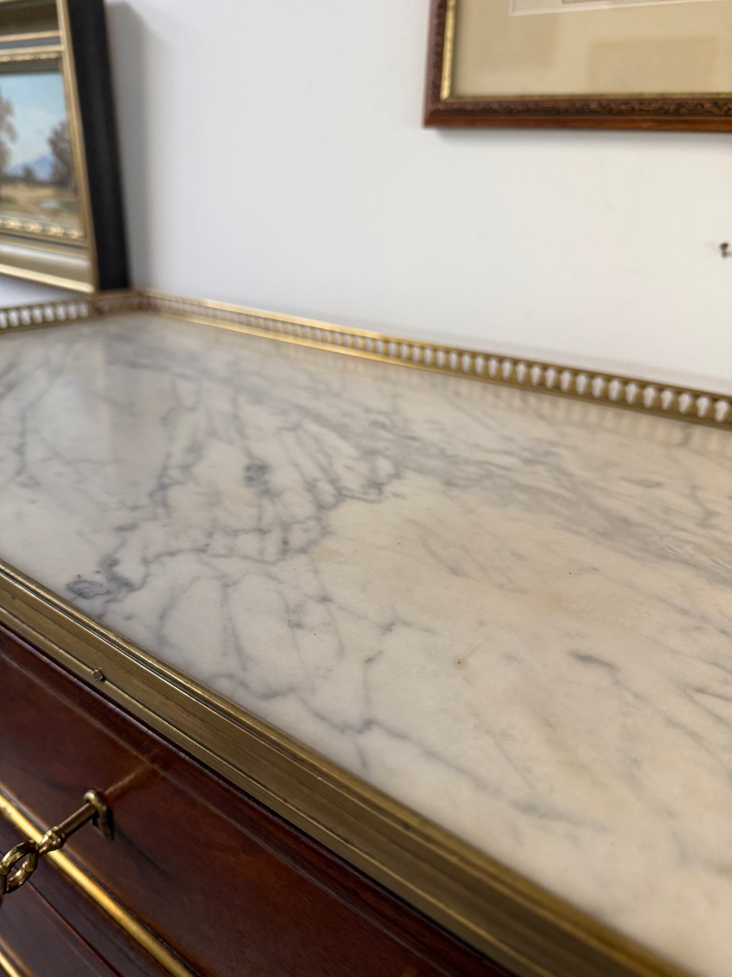 19th Century French Rosewood Louis XVI Style Semanier