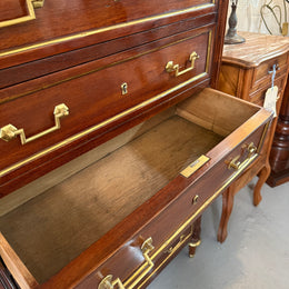 19th Century French Rosewood Louis XVI Style Semanier