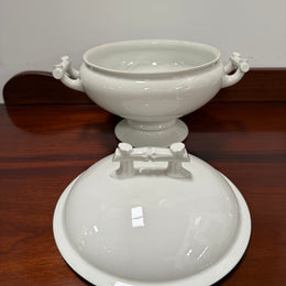 Antique Ironstone French Lidded Tureen 19th Century