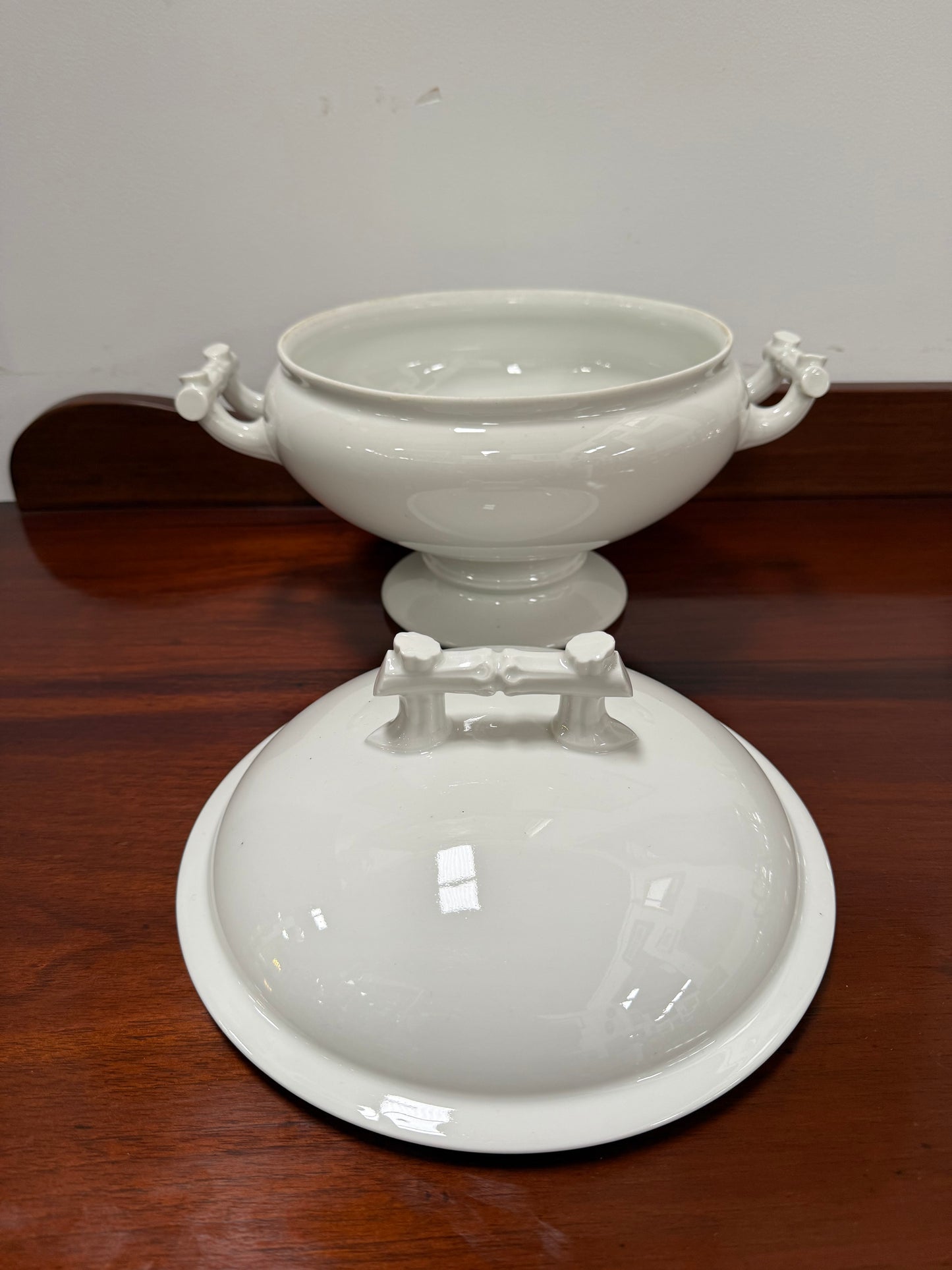 Antique Ironstone French Lidded Tureen 19th Century
