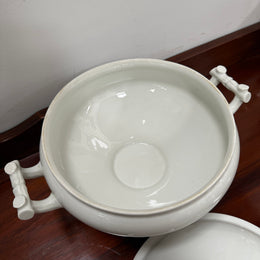 Antique Ironstone French Lidded Tureen 19th Century