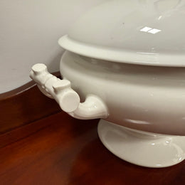 Antique Ironstone French Lidded Tureen 19th Century