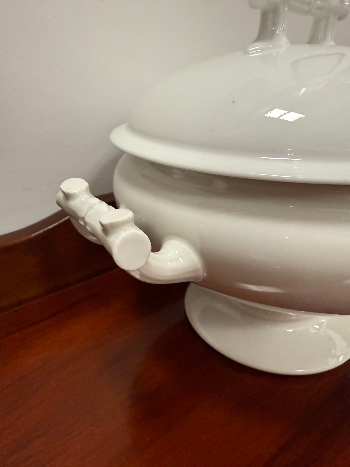 Antique Ironstone French Lidded Tureen 19th Century
