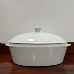 Vintage Le Creuset Stoneware Covered Casserole