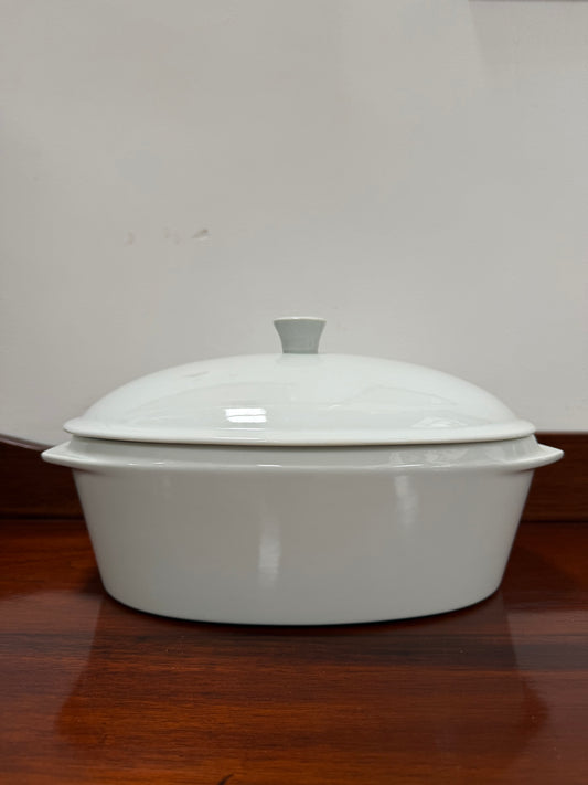Vintage Le Creuset Stoneware Covered Casserole